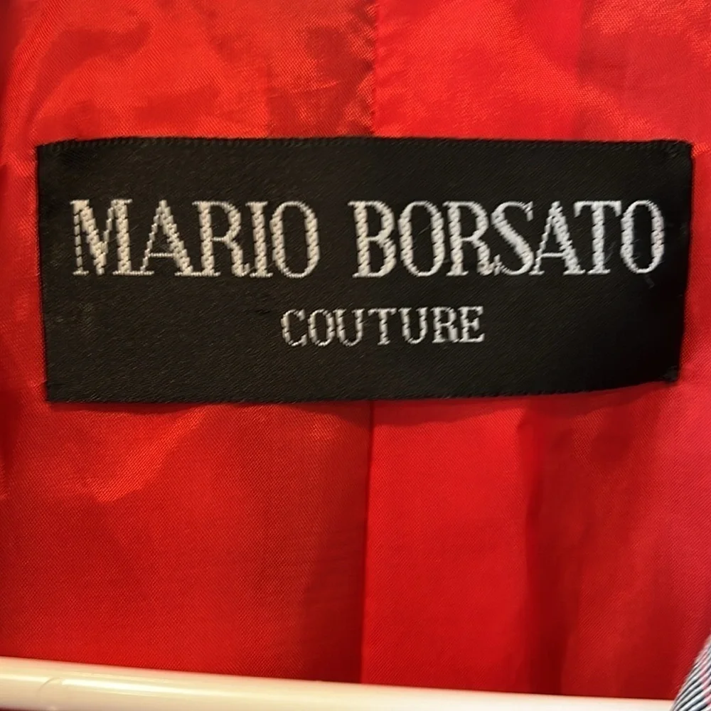 Women's Mario Borsato Couture Vintage Blazer Size 40 - Picture 6 of 7